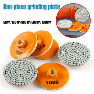 80mm Ceramic Tile Trimming Polishing Disc M10 Angle Grinder Dry Polishing Stone Chamfering Grinding Edge Grinding Blade 150-1000
