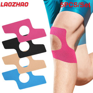 5PCS Precut Knee Kinesiology Tape - Pain Relief & Stability Support for Running Sports | Elastic Athletic Tape for Joint Suppor