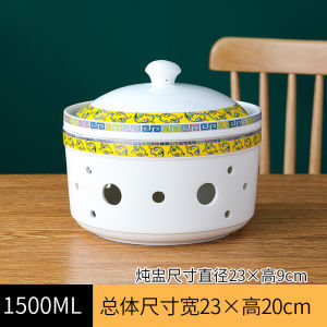 Bát Nồi Nấu Canh Gốm Sứ Có Nắp Đậy Dùng Tại Nhà Hàng Và Câu Lạc Bộ Bát Nồi Nấu Canh Sò Điệp Bát Nồi Súp Tôm Hùm Bát Nồi Nấu Canh Cá Mập