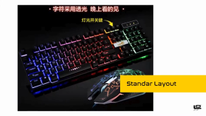 COD Keyboar dan Mouse Gaming LED LDKai 832 Lengkap Dengan Lampu RGB Cocok Untuk Bermain Game