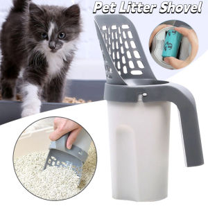 Portable Cat Supplies: Cat Litter Shovel Scoop & Refill Bag