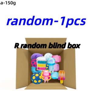ranodm-1pcs Hot surprise blind box mysterious block Mochi squid simulation food Fidget toy cute squeeze toy for stress relief