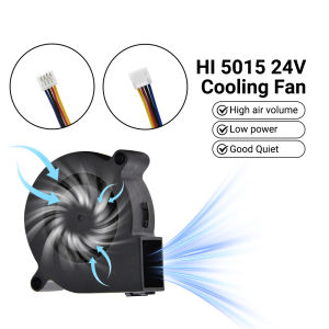 Hi 5015 Cooling Fan 2510 Axial Fan 24V 13000 RPM L80 L30 5015 Fan High Speed Quiet Blower Fan for HI 3D Printer Accesoires