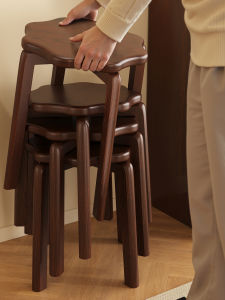 FWTDF | Stackable Wooden Stool Solid and Durable