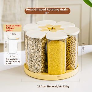 SHUEHO | Rotatable Food-grade Sealed Storage Bin for Grains