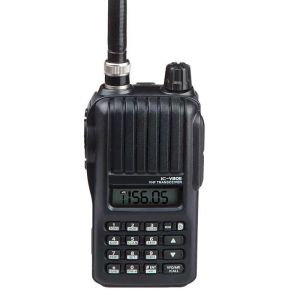 7 Watts Icom Radio Original Japan V80 Portable Two Way Radio Walkie Talkie Long Range 20KM Handheld Transceiver VHF 136-174MHz Clear Audio 207 Channels Dust/water/shock proof IP54