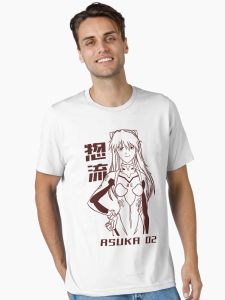 Bandai | 2026 Hot Selling Summer Fashion Anime New Century Gospel Warrior Outdoor Suitable for Street Cotton Loose Round Neck T-shirt