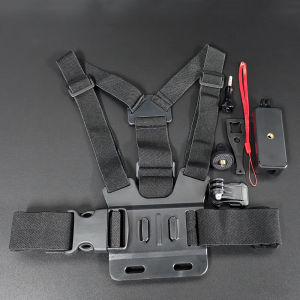 สายรัดติดหน้าอกสำหรับโทรศัพท์มือถือ ใช้ได้กับ GoPro 13/12/11/10/9/8/7/6 และ DJI Osmo Action 5 Pro 4 3