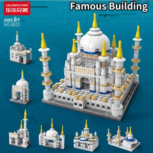 ZEEMIN Halloween Christmas City Architecture Mini Building Blocks for Adults Gift Kids Novelty Toy Creative Mini Block Bricks Figures Toy For Children Girl