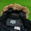 Jaket Bulang CUSTOMELLOW hitam polos Size L Jaket Bulu angsa tebal Hangat Musim Dingin jaket gunung outdoor bagus. 