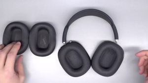 Compatible for Airpods Max headphones with sponge covers and noise cancelling earmuffs