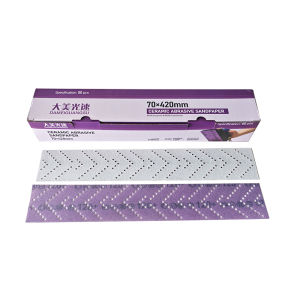 Flocked Rectangular Sandpaper 70*420mm