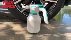 Electric Rechargeable 2L Pump Foam Sprayer with 2 Modes 75Psi Electric Pressurized Foam Sprayer for Car Home Garden Cleaning