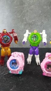 JAM TANGAN ANAK LAKI LAKI KARAKTER SUPER HERO ROBOT GROSIR MURAH TRANSFORMER TRANSFORMASI  ULTRAMAN AVENGERS