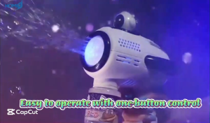 HOMIE AstroBubbles – Astronaut Bubble Gun / Indoor Outdoor Play/Portable One-button control Bubbles