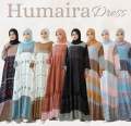Gamis Rayon Premium / Humaira Dress, Katun Rayon Premium Busui Friendly LD 110cm Fit to XL. 