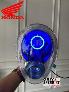 LAMPU DEPAN DAYMAKER LED HONDA SCOOPY SCOPY LAMA KARBU 2010 2011 2012