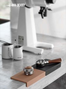 MHW-3BOMBER Silicone Coffee Machine Handle Anti-Slip Pad Bar Counter Corner Press Powder Pad Bomber Aircraft Style Drainage Mat