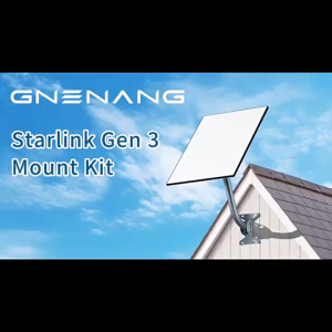 Starlink Gen 3 Mount Kit Starlink Gen 3 Pole Mount for Wall Starlink Adapter Compatible with Gen 3 Starlink Adjustable Starlink Heavy Duty Pivot Roof Mount