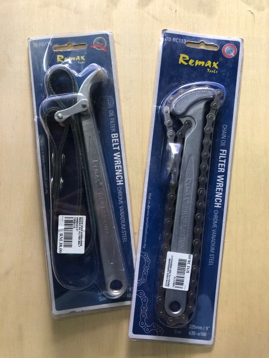 REMAX OIL FILTER CHAIN OIL WRENCH BELT WRENCH FILTER WRENCH Lazada