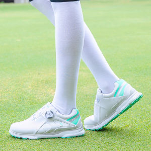 Golf Shoe Womens Waterproof Non-Slip Shoes Knob Elastic Shoelace Golf Sneakers Golf Womens Shoes