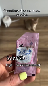 Schesir Baby Thrive Cat High-Protein Energy Supplement Pouch for Kittens (20 sticks x 8 g)