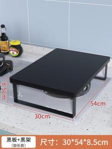 ชั้นวางเตาไฟฟ้า เตาแก๊ส ฝาปิด เตาแก๊ส แผ่นกันความร้อน ชั้นวางของในครัว ตู้ไม้ อุปกรณ์ทำอาหาร จีนแผ่นดินใหญ่