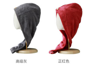 Khăn Khô Tóc Siêu Dày Cho Người Lớn Và Trẻ Em Khăn Tắm Mềm Mại Không Gây Hư Tổn Cho Tóc Khăn Khô Tóc Màu Tối Dành Cho Nữ