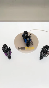 1pc Alloy Pull-Back Drive Motorcycle Keychain Creative Alloy Simulation Toy Car Model Car Key