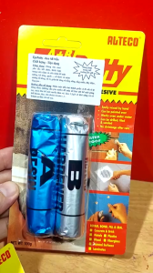 Keo AB Dạng Nắn Epoputty Indonesia 100g Keo Nhồi Dán Lỗ Dò Lủng Chất Đất Sét Tự Khô Siêu Cứng Chịu Nước Dụng Cụ Cầm Tay Nam