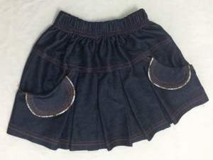 Chân váy jean mềm cho bé gái