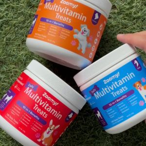 Zoomy! 10-in-1 Health & Vitality Dog Treats - Omega-3 Probiotics Joint Support Skin & Coat - 250g