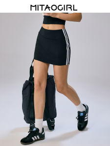 MitaoGirl High Waist Short Skirt Badminton Tennis Sporty Style Fitness Yoga Skirts for Women Spring Collection DQ3699
