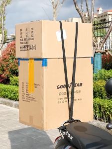 สายรัดมอเตอร์ไซค์ สายรัดของ สายรัดยางยืด สายรัดของ เอนกประสงค์ เหนียว แข็งแรง ยืดได้ยาว ความยาว 1/2 เมตร พร้อมตะขอ