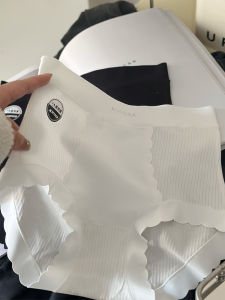 กางเกงชั้นในผ้าฝ้ายแท้เอวสูง ทรงเข้ารูป ไร้ตะเข็บ สำหรับผู้หญิง กางเกงชั้นในแบบสวมสบาย ระบายอากาศได้ดี ระบายความชื้นได้ดี ป้องกันแบคทีเรีย