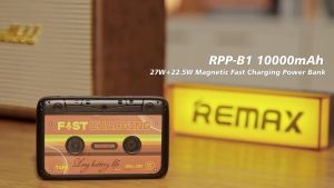 REMAX RPP-B1 PD27W + SCP22.5W 10000mAh TAPE SERIES POWERBANK