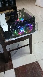 RGB Fan/พัดลมระบายความร้อนเคสคอมพิวเตอร์แบบไฟ RGB แบบมีรีโมทย์ควบคุม ปรับใด้หลายร้อยรูปแบบ 120 mm. สีสุดสวย