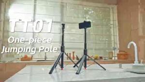 New TT01 Auto Pop Open Tripod For Phone 177cm Bluetooth Remote Nail Friendly Bounce Selfie Stick