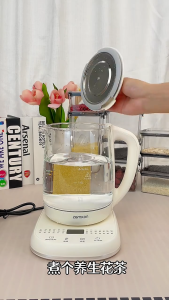 SG【Ready Stock】Zemkon Multi-functional Health Pot: Automatic Herb Brewing Tea Boiling Keep-Warm Function Auto Stop After Boiling BPA-Free Glass Precise Temperature Control for Traditional Tonics & Herbal Recipes