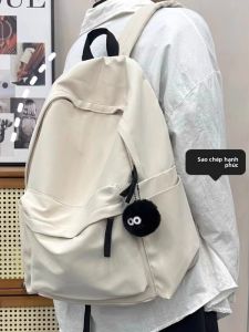 JIFANPAUL | Vintage Style Pure Color Student Rucksack