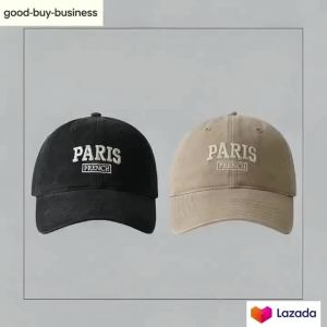 DREAM HOME Paris French Embroidered Baseball Cap Adjustable Casual Hat for Men Women Outdoor Sun Hat