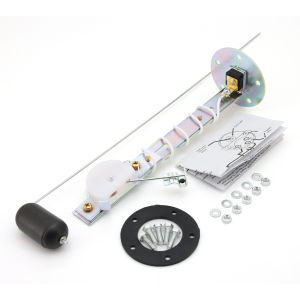 RYSJM | 52mm Fuel Level Gauge With Flashing Alarm 0-190ohm 240-33ohm 10-180ohm 0-90ohm Marine Car Oil Tank Gauge Meter 7 Colors LED