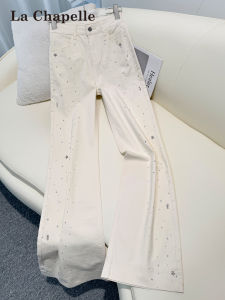 La Chapelle | Star Studded Flared Denim Jeans