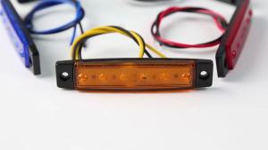 2Pcs Truck Led Side Light 12/24V For Car Auto Truck Lorry Trailer Side Marker Indicators Turn Signal Lights Tail Warning Lamp