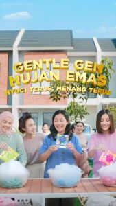 (GRATIS 2 SACHET) GENTLE GEN HIJAU PARISIENNE GARDEN Deterjen Cair Renceng 12+2 Sachet