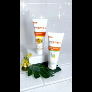 Mamaya Pepaya Sabun Muka Pembersih Wajah Anti Acne & Brightening 100 gr