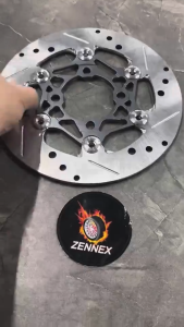 จานดิสเบรค จานเวฟ110i ZERN8.1 เทาหมุดสแตนเลส + น็อตสแตนเลสกลึงมือ4ตัว *กล่องดำแดง* งานCNC จานหน้า WAVE110i DREAM SUPERCUBWAVE125ปลาวาฬ ขนาด 220 มิล ของแต่งเวฟ110i