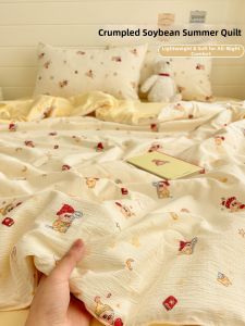 Kiss Dear | New Crinkle Gauze Summer Quilt