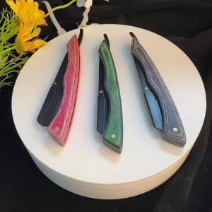 Dao Cạo An Toàn Thủ Công Có Tay Cầm Bằng Gỗ Công Nghệ Cao Dành Cho Nam Giới Kiểu Truyền Thống Di Động Dùng Cho Cạo Ướt Dụng Cụ Cạo Râu Chất Lượng Cao
