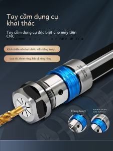 Phiên Bản Nâng Cấp Kẹp Vít CNC Mềm Có Bảo Vệ Quá Tải Kẹp Vít Xoay Mềm Có Thể Mở Rộng Cho Máy Tiện CNC Pin Hong